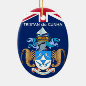 Tristan da Cunha Keramik Ornament (Hinten)