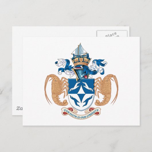 Tristan da Cunha Postcard Postkarte (Vorne/Hinten)