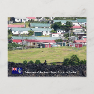 Tristan da Cunha Postcard. Real Foto Edinburgh Postkarte