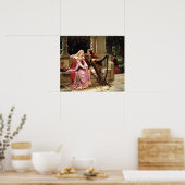 Tristan & Iseult von Edmund Leighton 1902 Poster (Küche)