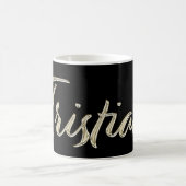 Tristan Name whitegold Tasse Teetasse Kaffeetasse (Mittel)
