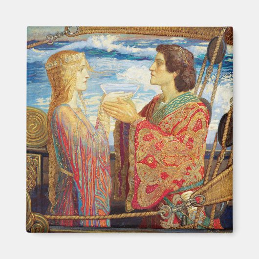 Tristan und Isolde, c. 1912 von John Duncan Magnet (Vorne)