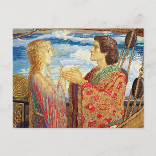 Tristan und Isolde, c. 1912 von John Duncan Postkarte (Vorderseite)