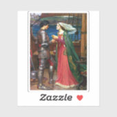 Tristan und Isolde, c. 1916, von John Waterhouse Aufkleber (Blatt)