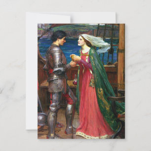 Tristan und Isolde, c. 1916, von John Waterhouse Postkarte