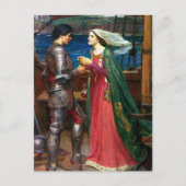 Tristan und Isolde, c. 1916, von John Waterhouse Postkarte (Vorderseite)