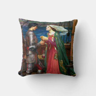 Tristan und Isolde, ca. 1916 von John Waterhouse Kissen