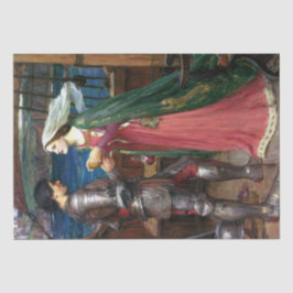 Tristan und Isolde durch John William Waterhouse Seidenpapier