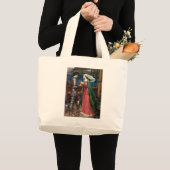 Tristan und Isolde Jumbo Stoffbeutel (Vorderseite (Produkt))