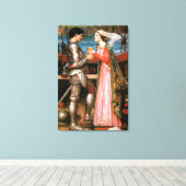 Tristan und Isolde Leinwanddruck (Insitu (Holzboden))