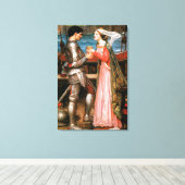 Tristan und Isolde Leinwanddruck (Insitu (Holzboden))