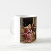 Tristan und Isolde (mittelalterliche Romantik) Vin Kaffeetasse (Vorderseite Links)