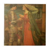 Tristan und Isolde von John William Waterhouse Fliese (Vorderseite)