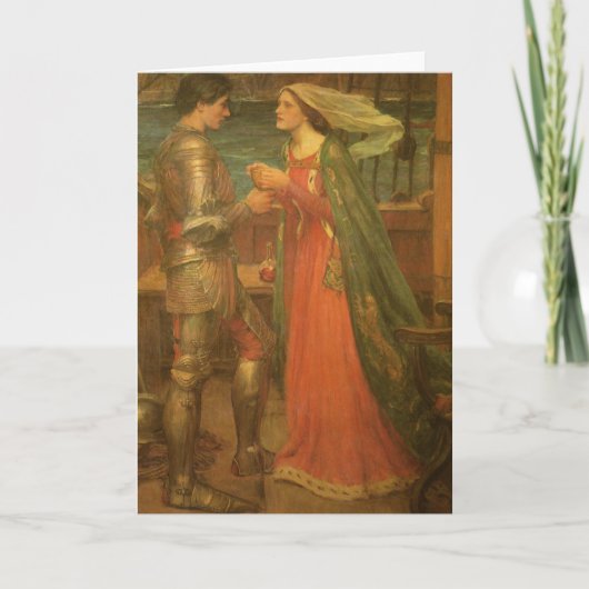 Tristan und Isolde von John William Waterhouse Karte (Vorderseite)