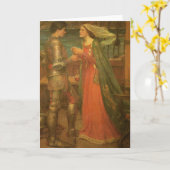 Tristan und Isolde von John William Waterhouse Karte (Gelbe Blume)