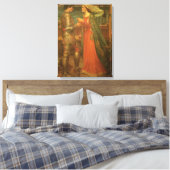 Tristan und Isolde von John William Waterhouse Leinwanddruck (Insitu (Schlafzimmer))
