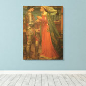 Tristan und Isolde von John William Waterhouse Leinwanddruck (Insitu (Holzboden))