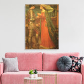 Tristan und Isolde von John William Waterhouse Leinwanddruck (Insitu (Wohnzimmer))