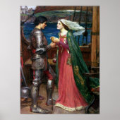 Tristan und Isolde von John William Waterhouse Poster (Vorne)