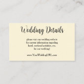 Tristan und Isolde von JW Waterhouse Wedding Begleitkarte (Rückseite)