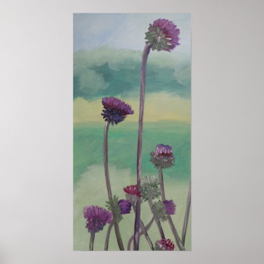 "Tristan's Thistles" Poster (Vorne)