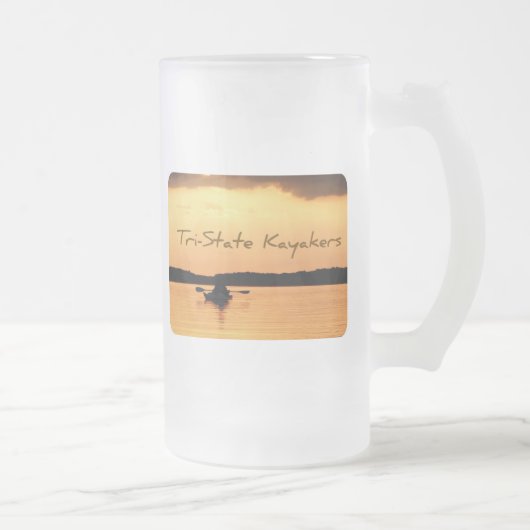 TristateKayakers Mattglas Bierglas (Rechts)