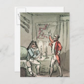 Tristram Shandy, 1786 Postkarte (Vorne/Hinten)