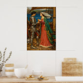 Tristran und Isolde von John William Waterhouse Poster (Küche)