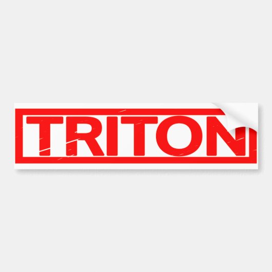 Triton Briefmarke Autoaufkleber (Vorne)