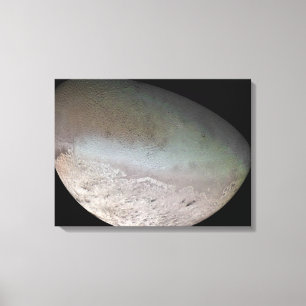 Triton, der größte Mond des Planeten Neptun Leinwanddruck