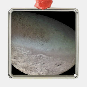 Triton, der größte Mond des Planeten Neptun Ornament Aus Metall