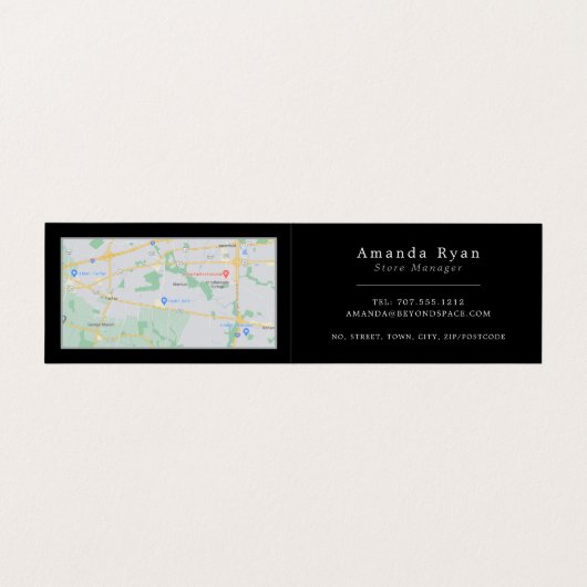 Triton, der größte Neptun-Mond, Astronomiegeschäft Visitenkarten (Innenseite Aufgefaltet)