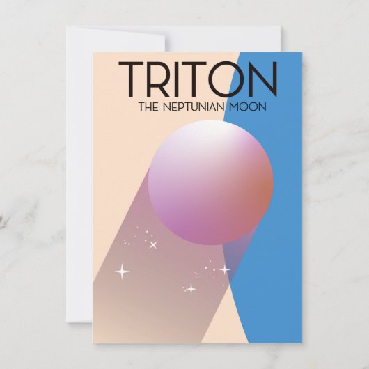 Triton - Der Neptun-Mond Einladung (Rückseite)