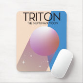 Triton - Der Neptun-Mond Mousepad (Mit Mouse)