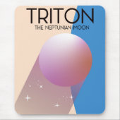 Triton - Der Neptun-Mond Mousepad (Vorne)