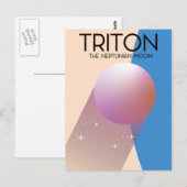 Triton - Der Neptun-Mond Postkarte (Vorne/Hinten)