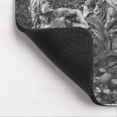 Triton, die zwei Pferde der Sonne in der Waldung Mousepad (Ecke)