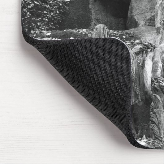 Triton, die zwei Pferde der Sonne pflegen Mousepad (Ecke)