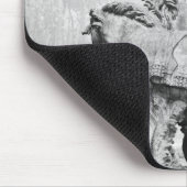 Triton, die zwei Pferde der Sonne pflegen Mousepad (Ecke)