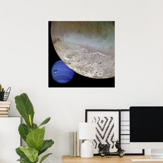 Triton mit Neptun Poster (Heimbüro)