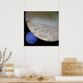 Triton mit Neptun Poster (Küche)