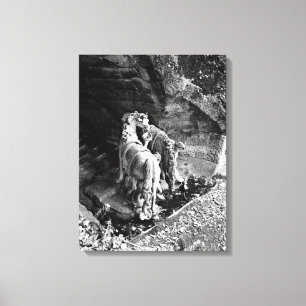 Triton, welche die Pferde der Sonne wässern Leinwanddruck