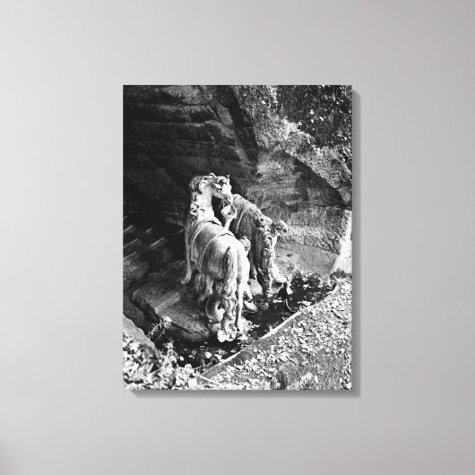 Tritonen, die die Pferde der Sonne bewässern Leinwanddruck (Vorderseite)