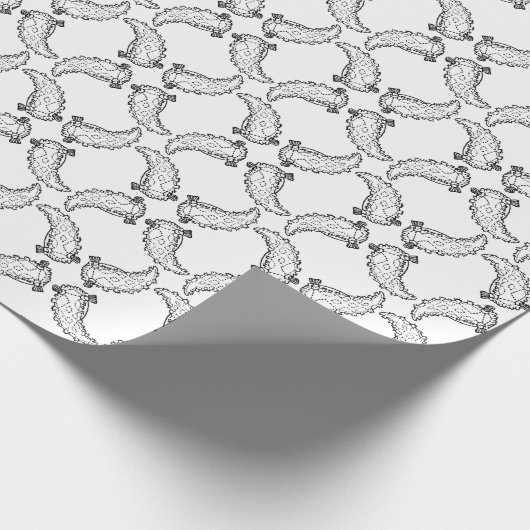 Tritonia nudibranch Druck-Packpapier Geschenkpapier (Ecke)