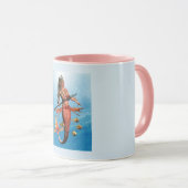 Tritons Mermaid Daughter Tasse (VorderseiteRechts)