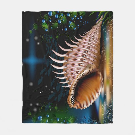 Tritonshorn Fleecedecke (Vorderseite)