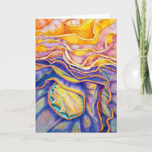 Tritonshorn-Königin Karte (Vorderseite)