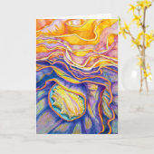 Tritonshorn-Königin Karte (Gelbe Blume)