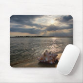 Tritonshorn-Muschel an Strand | St Augustine, Mousepad (Mit Mouse)