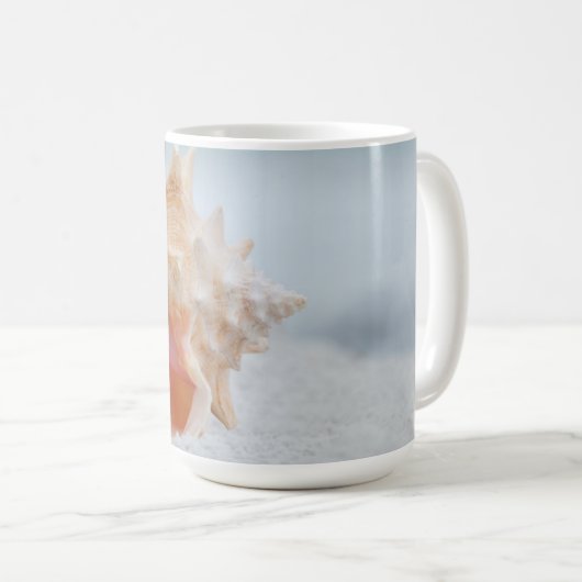 Tritonshorn-Muschel Kaffeetasse (VorderseiteRechts)